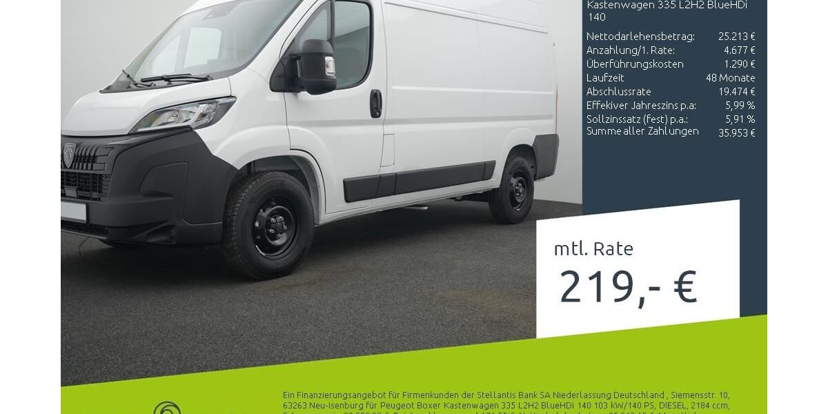 Peugeot Boxer 1.500 km 28.884 &euro; Borken 46325