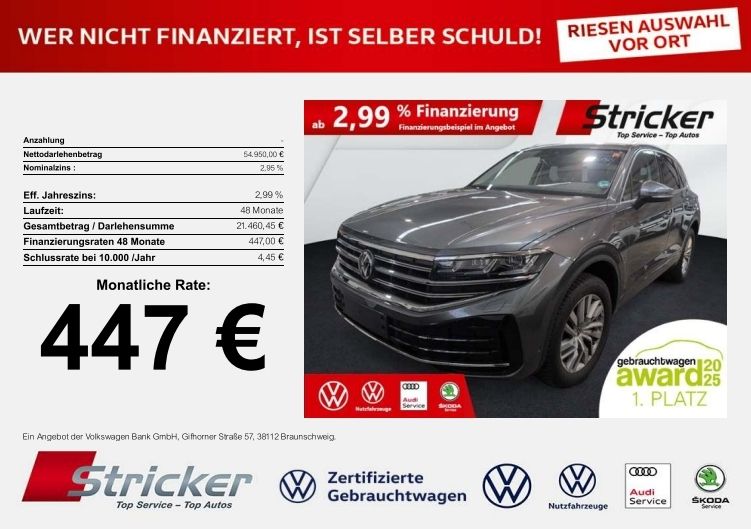 VW Touareg 23.967 km 54.949 &euro; Detmold 32760