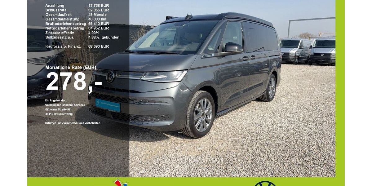 VW T7 California 12.000 km 68.390 &euro; Mainburg 84048