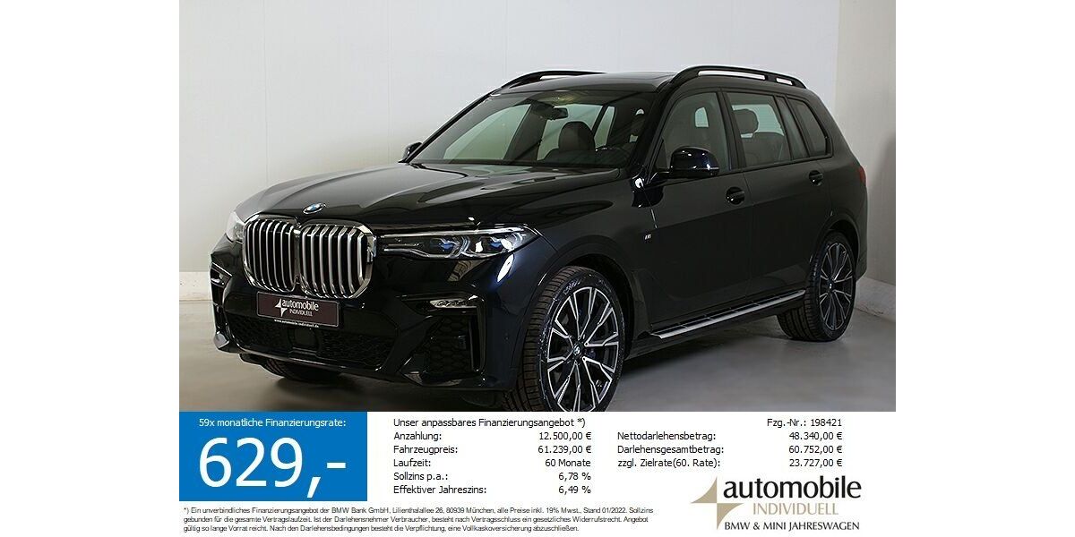 BMW X7 92.300 km 60.430 &euro; Paderborn 33100