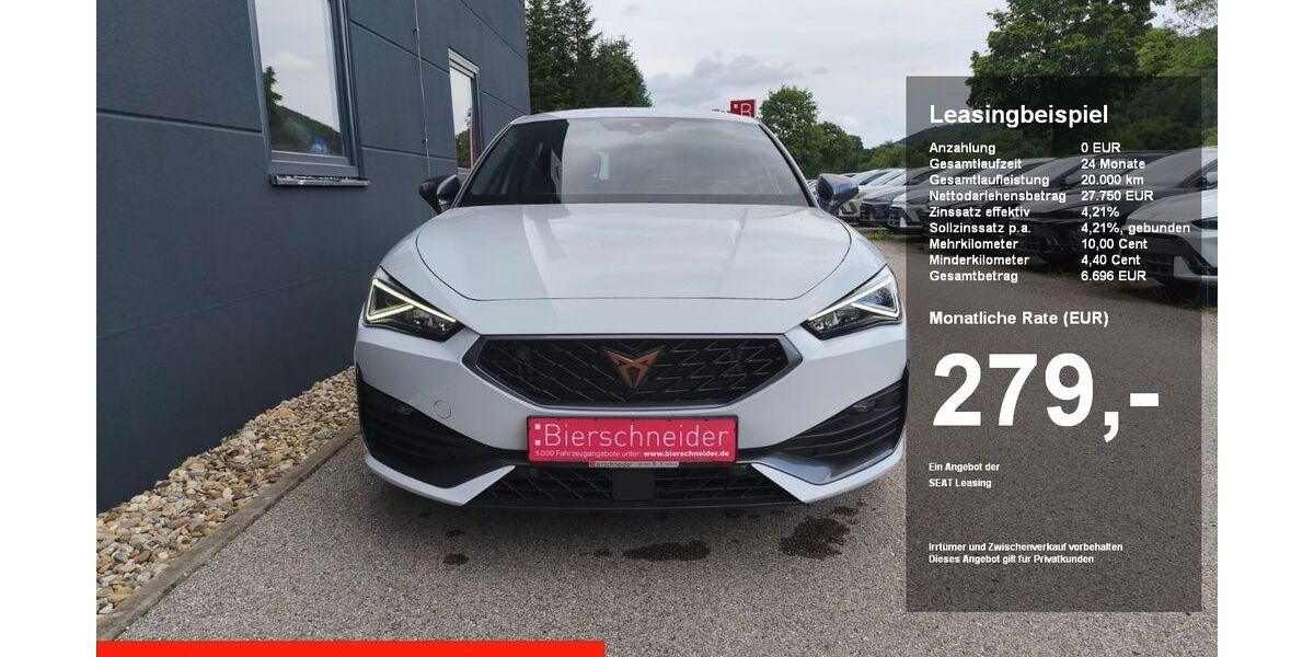Cupra Leon 24.580 km 26.799 &euro; Riedenburg 93339