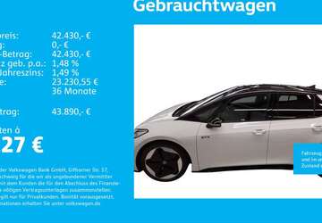 VW ID.3 7.936 km 42.430 &euro; Stuttgart 70469