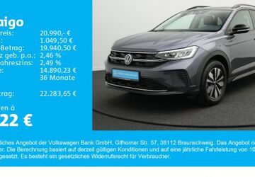 VW Taigo 7.200 km 20.590 &euro; Gersthofen 86368