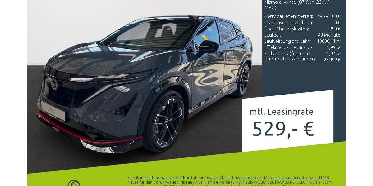 Nissan Ariya 2.500 km 49.440 &euro; Ahaus 48683