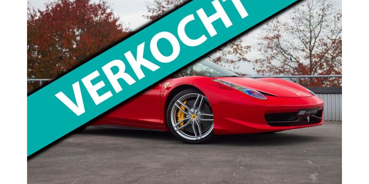 Ferrari 458 47.000 km 234.950 &euro; Oirschot 