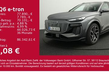 Audi Q6 e-tron 8.000 km 77.890 &euro; Gersthofen 86368