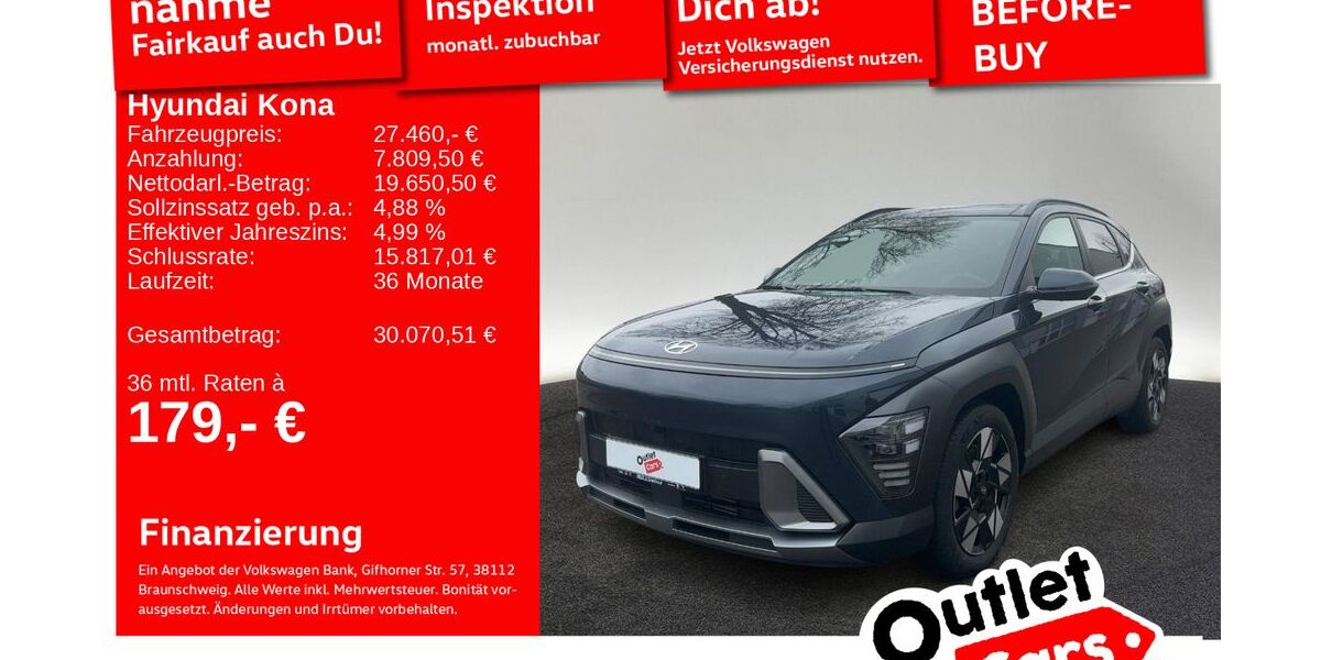 Hyundai KONA 14.880 km 27.460 &euro; Senden 89250