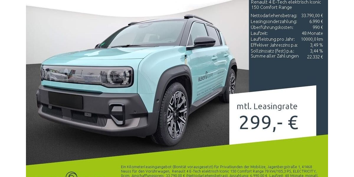 Renault R 4 3.500 km 31.940 &euro; Stuhr 28816