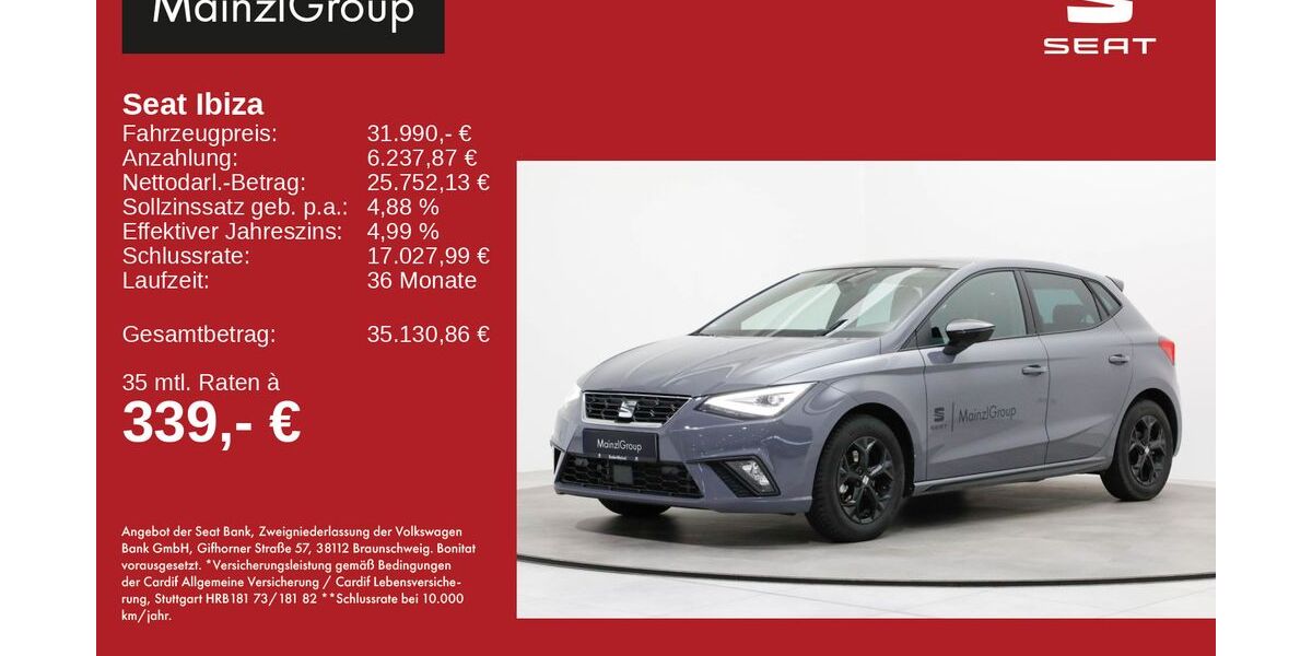 Seat Ibiza 7.500 km 31.990 &euro; Feldkirchen-Westerham 83620