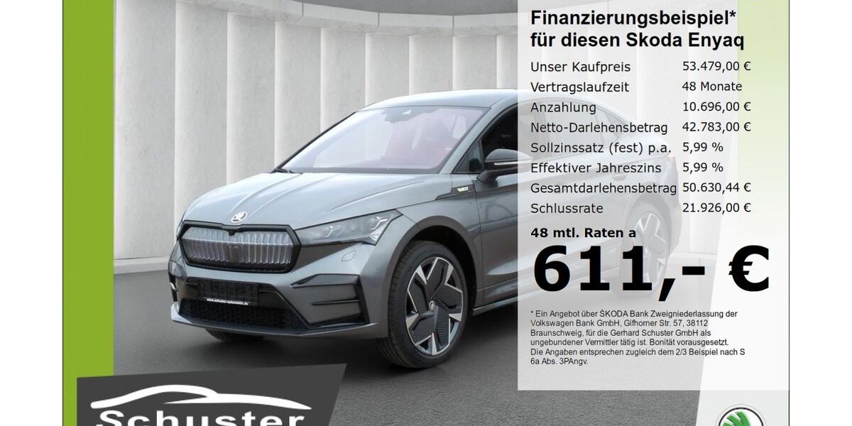 Skoda Enyaq 2.500 km 53.479 &euro; Ruhstorf 94099