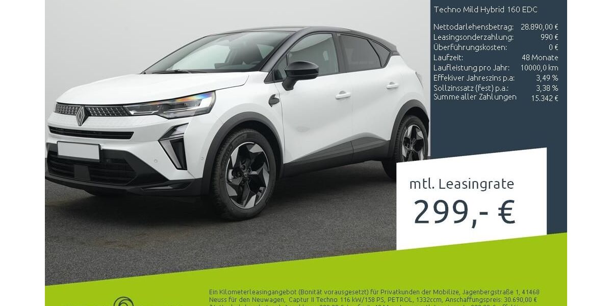 Renault Captur 1.500 km 28.770 &euro; Stuhr 28816