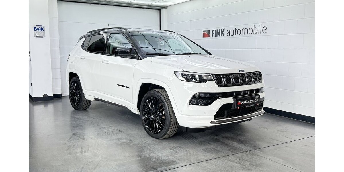 Jeep Compass S Plug-IN Hybrid 4WD 1.Hand Anhängerkplg 43.400 km 25.470 &euro; Lich 35423