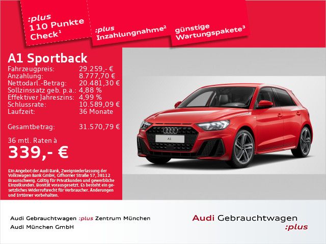 Audi A1 1.795 km 28.991 &euro; Eching 85386