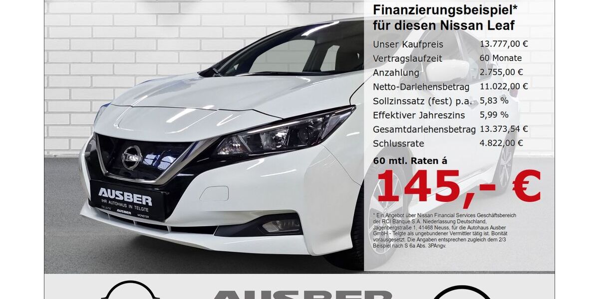 Nissan Leaf 41.037 km 13.777 &euro; Telgte 48291