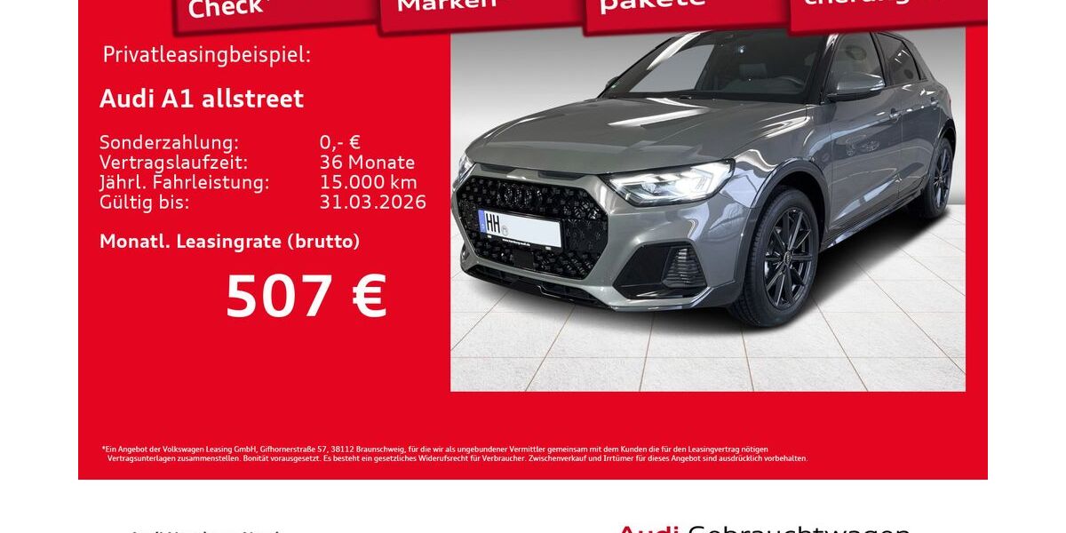 Audi A1 1.899 km 35.830 &euro; Hamburg 22419
