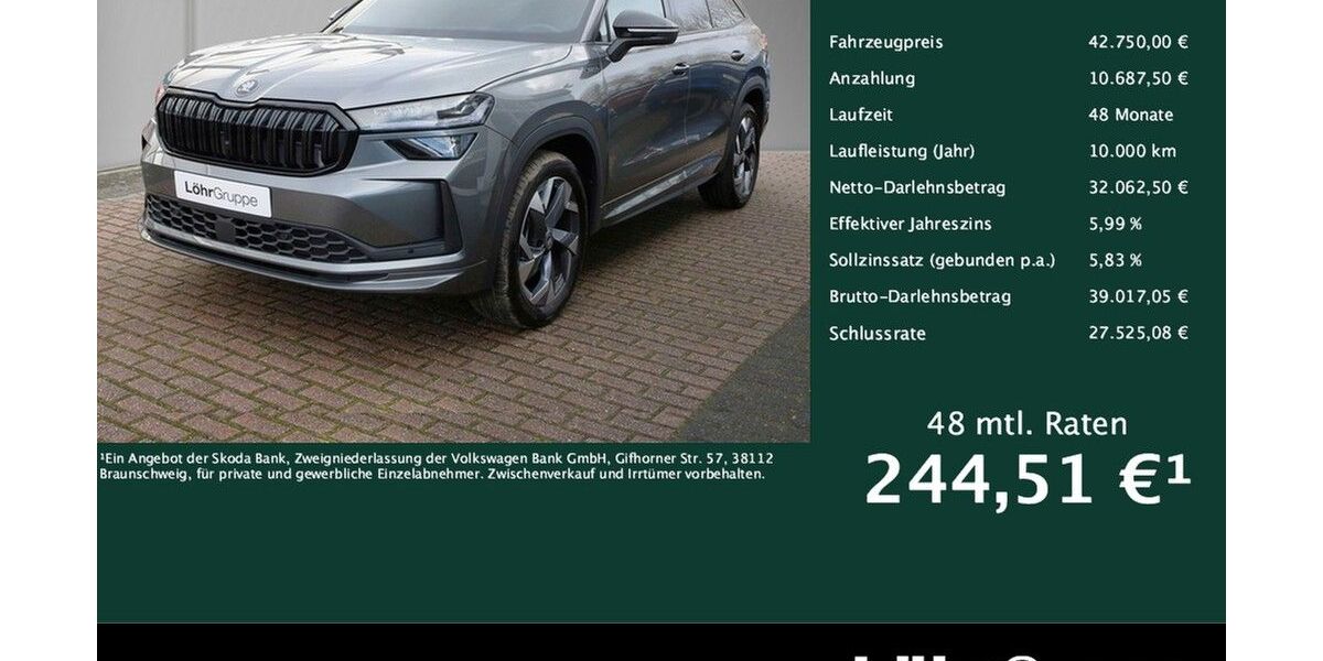 Skoda Kodiaq 7.800 km 42.750 &euro; Meckenheim / Bonn 53340