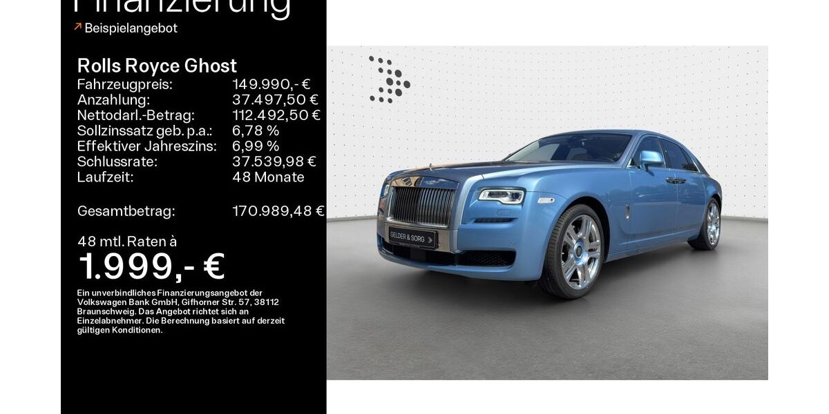 Rolls Royce Ghost 20.490 km 149.991 &euro; Ebern 96106