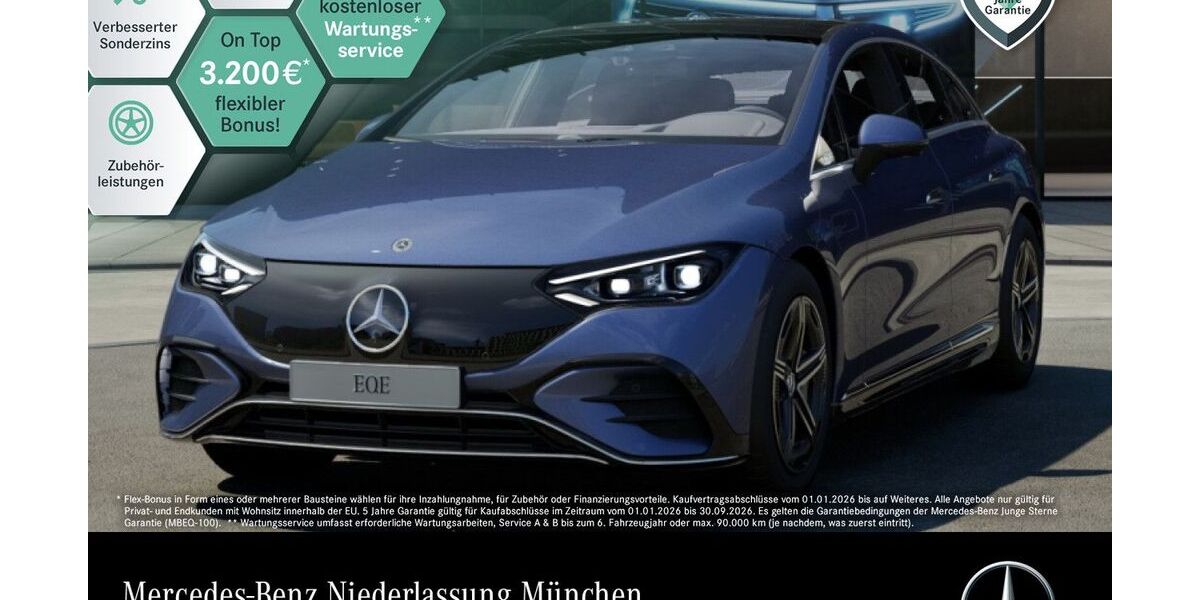 Mercedes-Benz EQE 6.301 km 64.990 &euro; München 80636