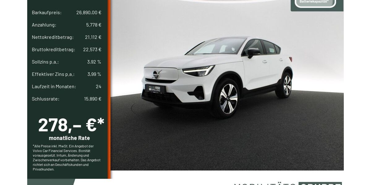 Volvo C40 30.000 km 26.390 &euro; Engelskirchen 51766