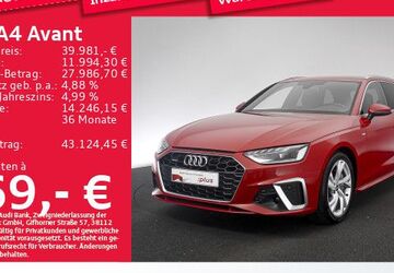 Audi A4 20.103 km 38.963 &euro; Eching 85386