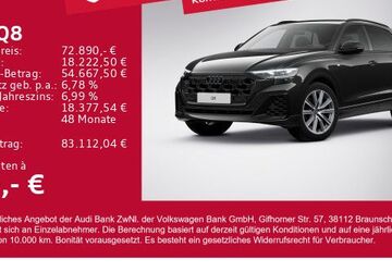 Audi Q8 31.267 km 72.890 &euro; Gersthofen 86368