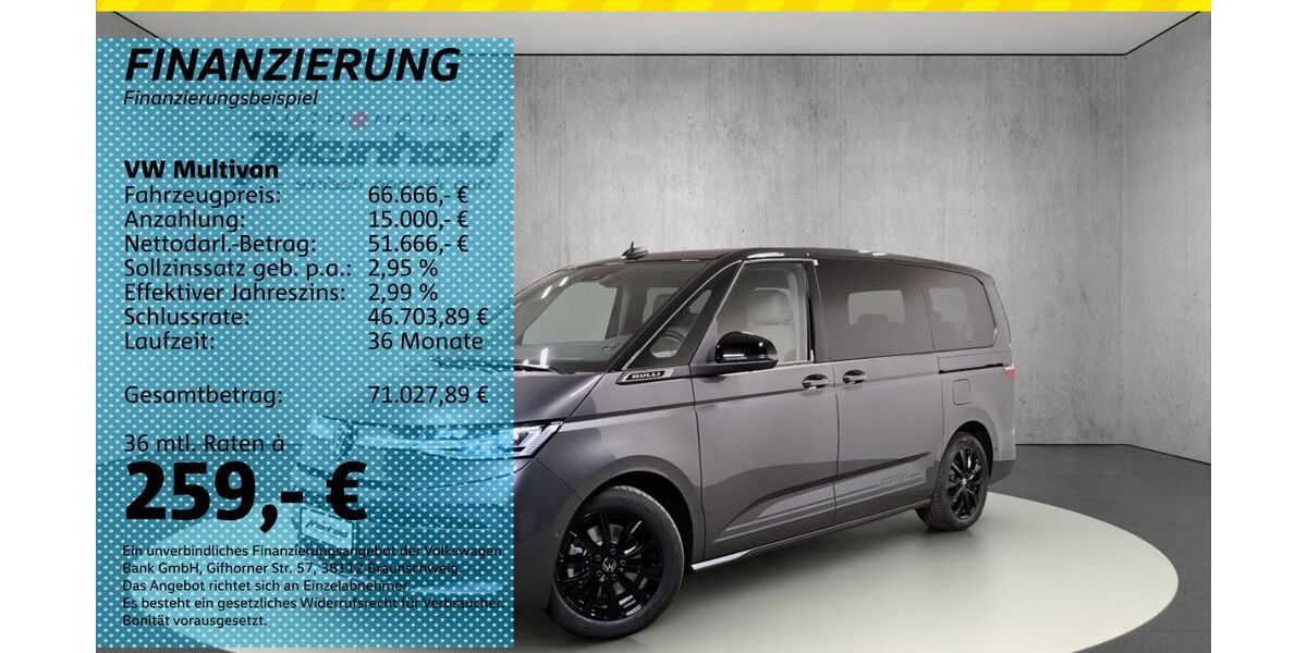 VW T7 Multivan 1.010 km 66.666 &euro; Auerbach/Rebesgrün 08209