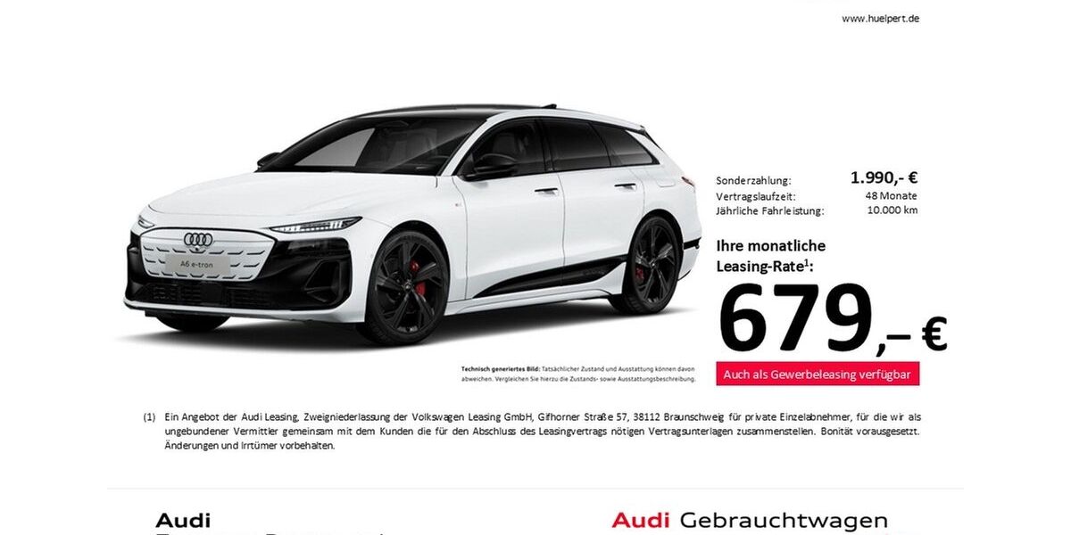 Audi A6 e-tron 15.569 km 76.411 &euro; Dortmund 44143
