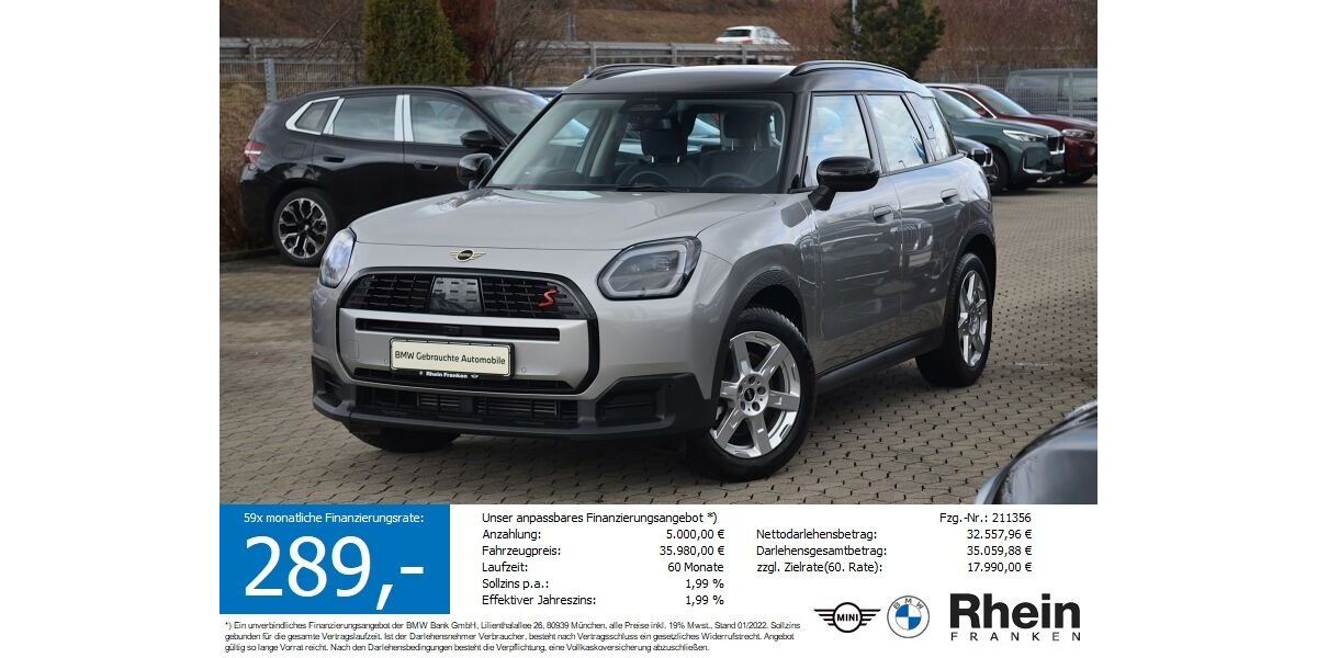 Mini Countryman S (Cooper) 25.362 km 35.440 &euro; Lauf an der Pegnitz 91207