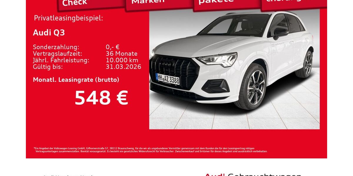 Audi Q3 1.090 km 47.440 &euro; Hamburg 22419