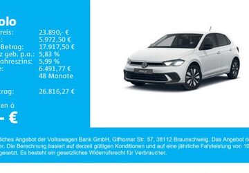 VW Polo 5.500 km 23.890 &euro; Gersthofen 86368