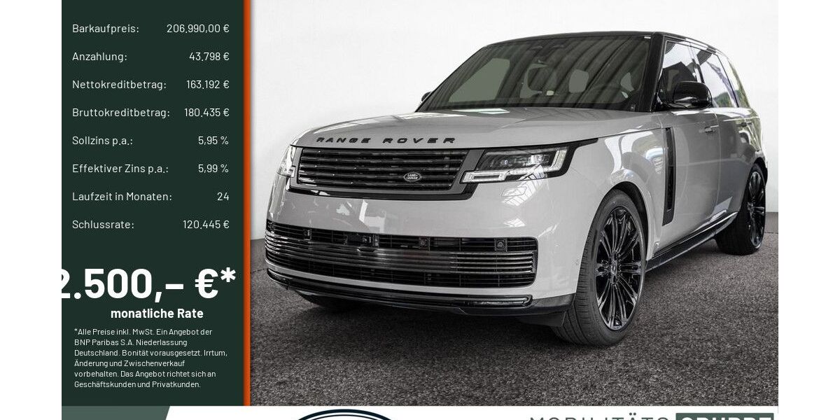 Land Rover Range Rover 15.000 km 206.490 &euro; Engelskirchen 51766