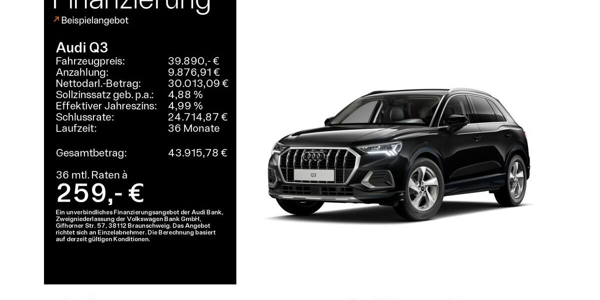 Audi Q3 7.560 km 39.890 &euro; Hofheim 65719
