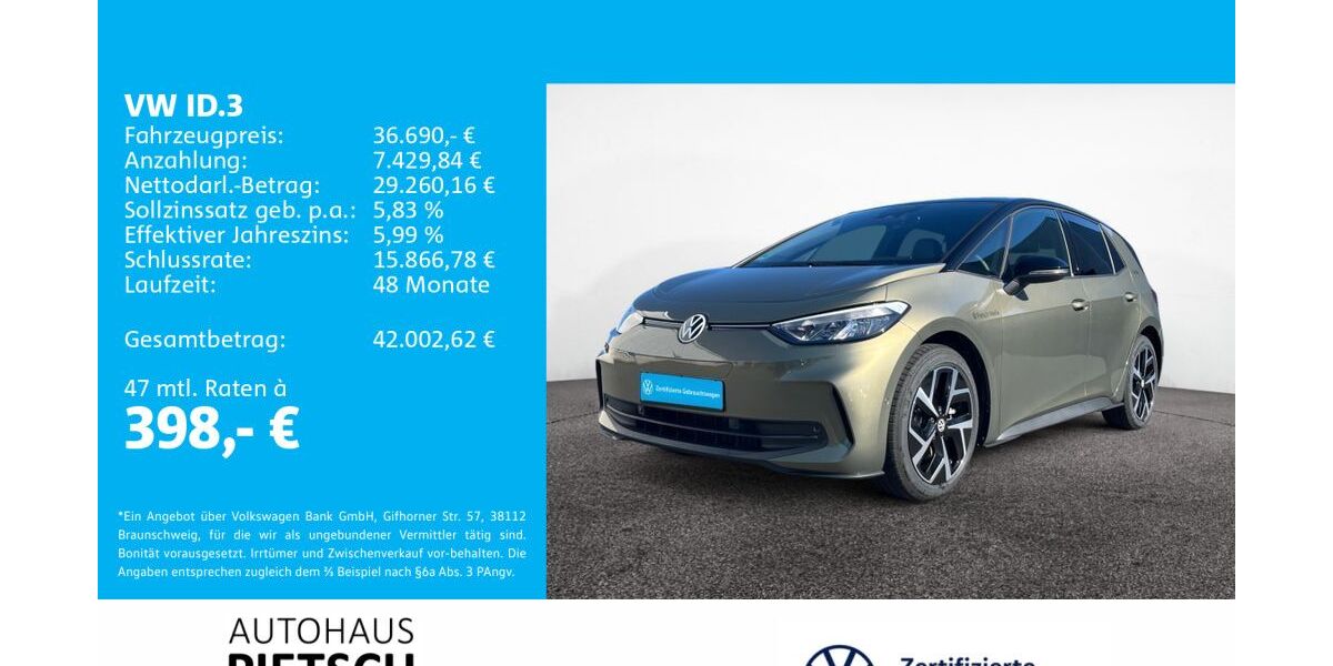 VW ID.3 8.000 km 36.690 &euro; Melle 49324