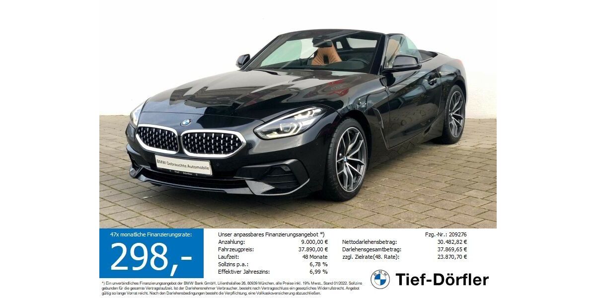 BMW Z4 42.375 km 36.220 &euro; Marktsteft 97342