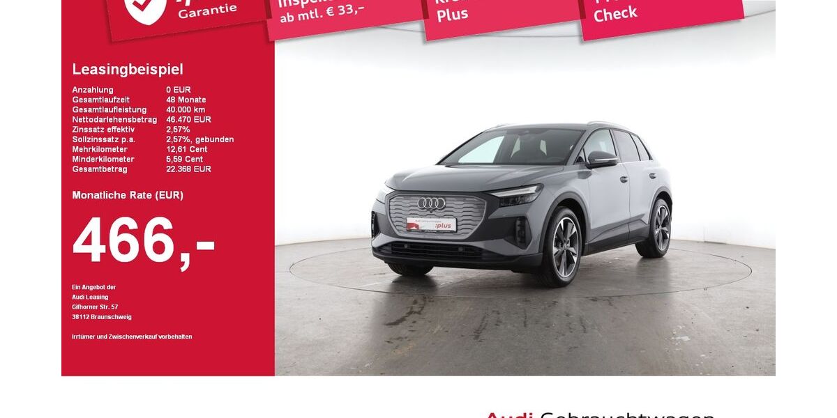 Audi Q4 e-tron 10.672 km 45.250 &euro; Plattling 94447