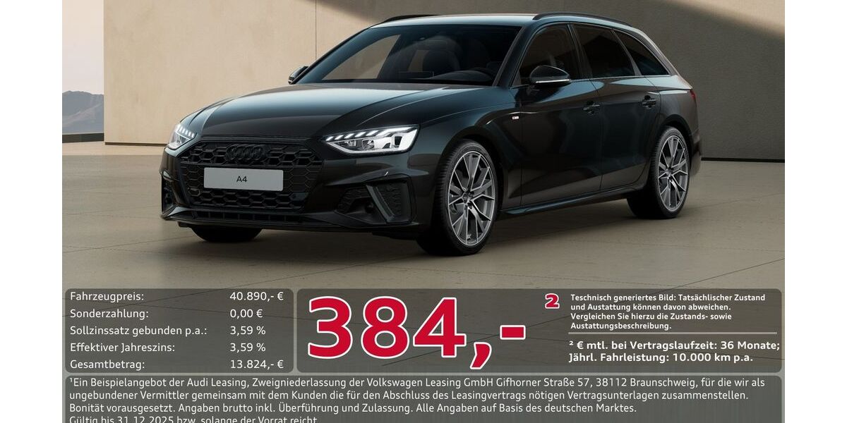 Audi A4 6.727 km 40.890 &euro; Ingolstadt 85057