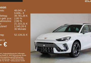 Cupra Leon 15.000 km 48.045 &euro; Rosenheim 83026