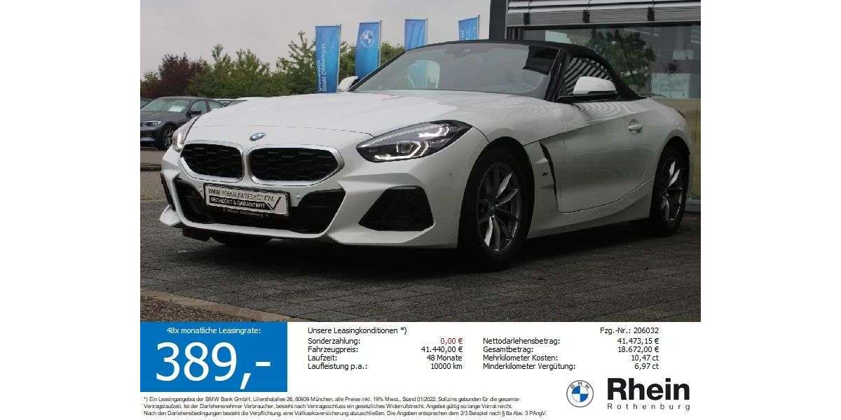 BMW Z4 25.538 km 41.240 &euro; Neusitz/Rothenburg 91616