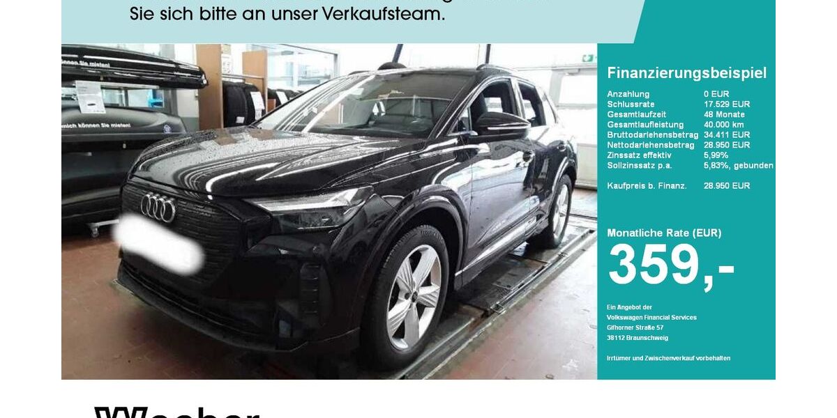 Audi Q4 e-tron 58.918 km 28.750 &euro; Leonberg 71229