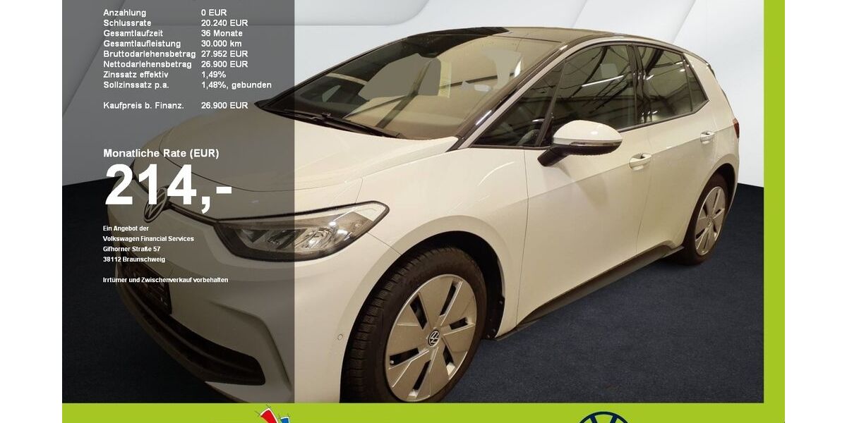 VW ID.3 28.000 km 26.730 &euro; Mainburg 84048