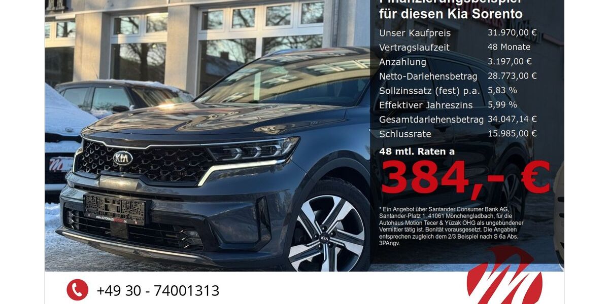 Kia Sorento 108.000 km 31.870 &euro; Berlin 12305