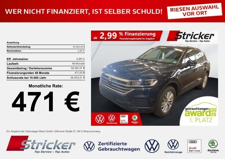 VW Touareg 25.247 km 52.949 &euro; Horn-Bad Meinberg 32805