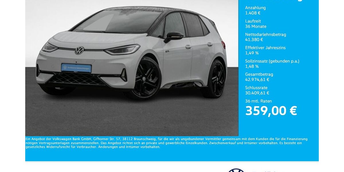 VW ID.3 7.935 km 42.811 &euro; Bergkamen 59192
