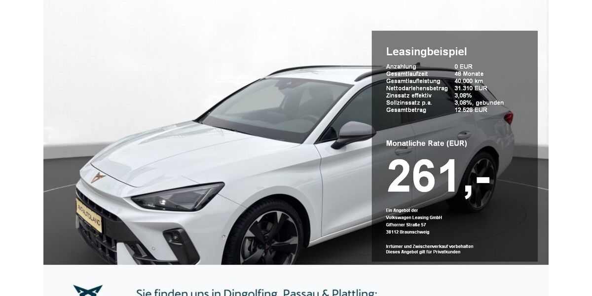 Cupra Leon 24.537 km 31.310 &euro; Passau 94036