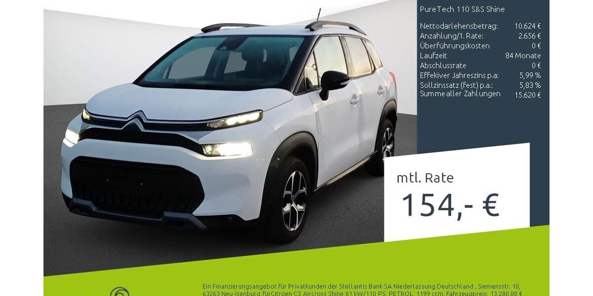 Citroen C3 Aircross 17.400 km 13.670 &euro; Borken 46325