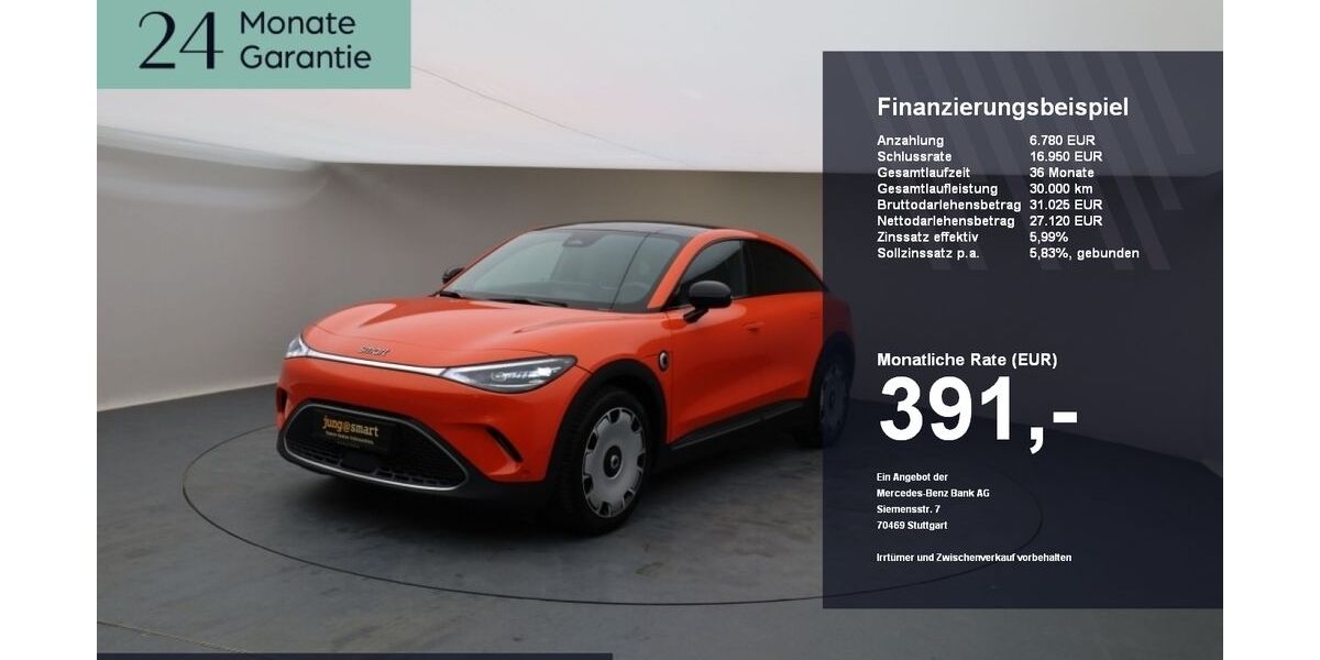 Smart #3 14.100 km 33.860 &euro; Hohenlinden 85664