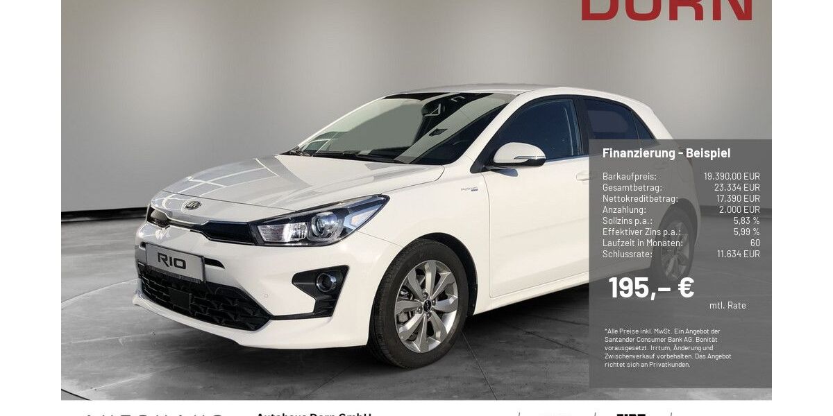 Kia Rio 8.500 km 19.390 &euro; Landshut 84030
