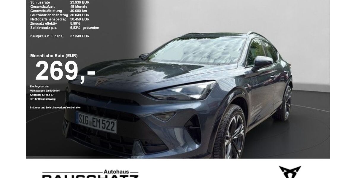 Cupra Formentor 13.500 km 36.540 &euro; Sigmaringen 72488