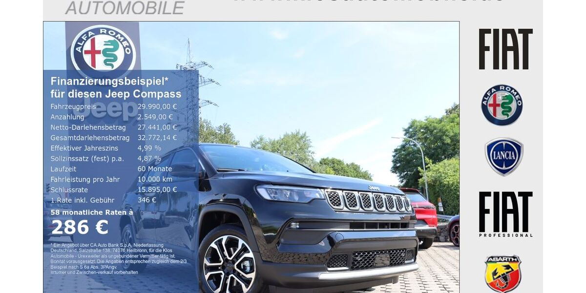 Jeep Compass 16.500 km 29.990 &euro; Marpingen 66646