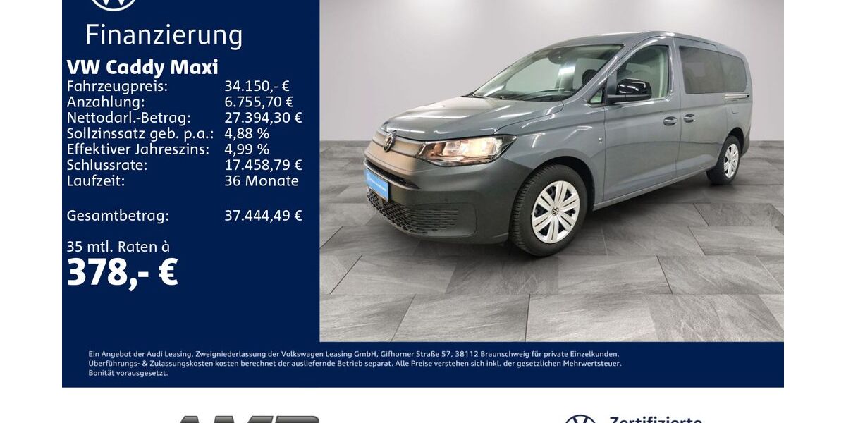 VW Caddy Maxi 16.170 km 33.480 &euro; Borna 04552